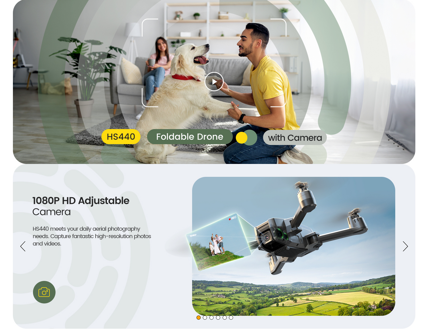 $30 0ff!!! Holy Stone HS440 Foldable FPV Drone with 1080P WiFi Camera for Adult Beginners and Kids; Voice Gesture Control RC Quadcopter with Modular Battery for long flight time, Auto Hover, Carrying Case