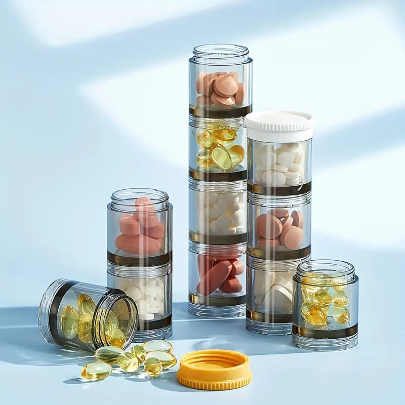 Medication seven days a week, separated three times a day, convenient medication reminder