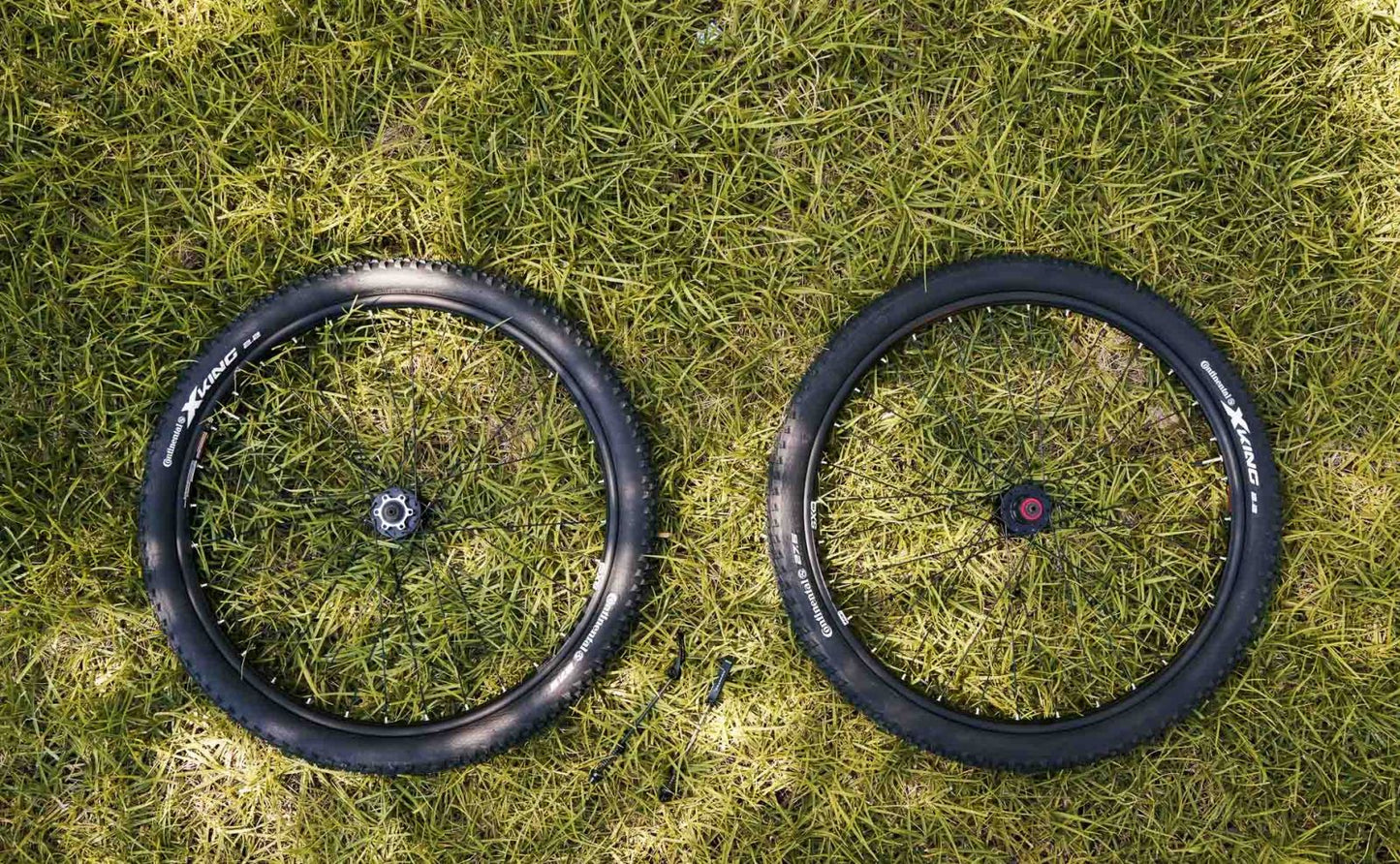 WTB SX19 Mountain Bike MTB Bicycle Novatec Hubs & Continental X-King Tires Wheelset 11speed 27.5" QR Quick Release Front & Rear -Compatible with Shimano & Sram 8 9 10 11 Speed