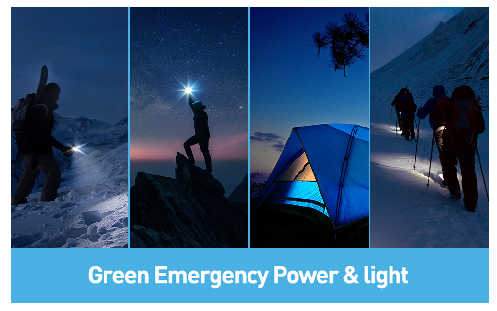 SSENBONO Solar Power Bank 30000 mAh, Wireless Portable Charger Solar Panel External Battery Type-C 5V Dual USB with LED Flashlight (Waterproof, Dustproof, Shockproof) Compatible with iOS & Android