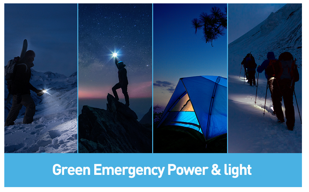 SSENBONO Solar Power Bank 10000 mAh, Wireless Portable Charger Solar Panel External Battery Type-C 5V Dual USB with LED Flashlight (Waterproof, Dustproof, Shockproof) Compatible with iOS & Android