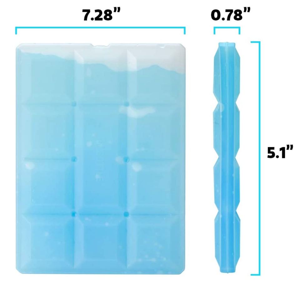 Healthy Packers Lunch Box Ice Pack - 4 Piece