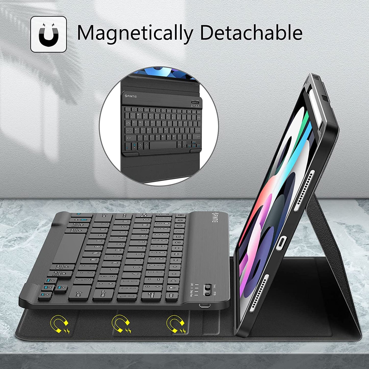 Bluetooth Keyboard Case for iPad Air 4th 5th & pro 11