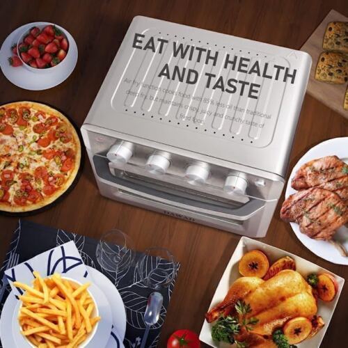 40% off Amazon! DAWAD Air Fryer Toaster Oven Combo 7-in-1 Convection Airfryer Toaster Ovens Countertop with 33 Original Recipes, Bake, Broil, Toast, Reheat, Fry Oil-Free, 19 QT, Stainless Steel