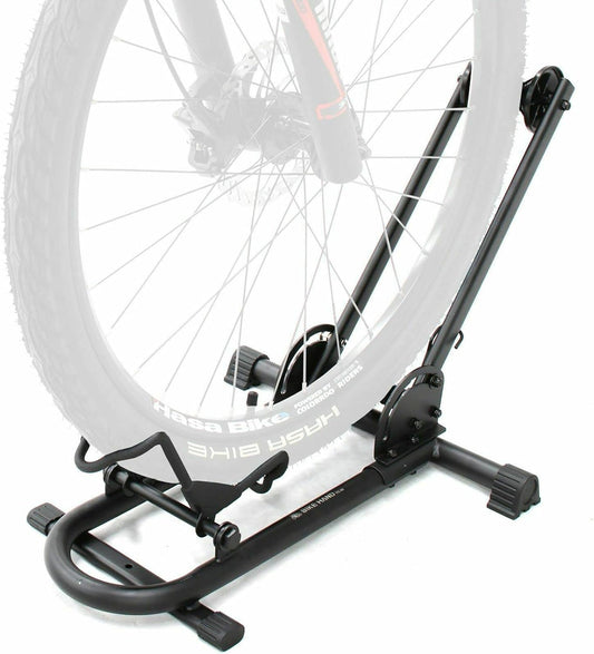 BikeHand Bicycle Floor Parking Rack Stand - for Mountain MTB & Road or Fat Bikes Indoor Outdoor Garage Storage - Max Tire Width 5" (2)