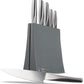 Premium 5-Piece Kitchen Knife Set – Professional Chef Knife Set with Ergonomic Handle, One-Piece Lightweight Rust-Resistant Stainless Steel – Ideal Knives Set for Kitchen for Precision Cutting
