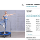75% off Amazon!!! PLENY 40" Mini Rebounder Trampoline Foldable Fitness Gym Exercis