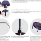 75% off Amazon!!! PLENY 40" Mini Rebounder Trampoline Foldable Fitness Gym Exercis