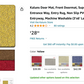 Kaluns Door Mat, Front Doormat, Super Absorbent Mud Mats, Doormats for Entrance Way, Entry Rug, Non Slip PVC Waterproof Backing, Shoe Mat for Entryway, Machine Washable (18x28 YELLOW)