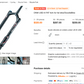DNM USD-6 Fat Snow Fat Bike Bicycle Air Fork 1-1/8" 15mm Axle 100/120mm Travel