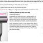 Ionic Hair Dryer, Nozama 1800W Professional Hair Blow Dryers with 3 Heat Setting