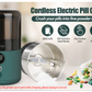 55% off Electric Pill Crusher Grinder, White Tiger Cordless Pulverizer, Grind and Pulverize Pills to Fine Powder for Feeding, Kids or Pets - Food Grade Removable Stainless Steel Grinding Cup with Brush, Spoon