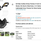 60% off!!! NaTiddy Cordless String Trimmer,12 Inch 4.0Ah Battery Powered Weed Wacker 20v Electric Weed Eater, 2 in1 Battery Weed Trimmer Edger Lightweight Grass Trimmer for Home Garden, Lawn, Yard, Trimming
