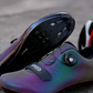 Chameleon color-changing mtb road cycling shoes with shimano spd-sl cleats