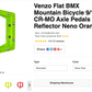 $12 off Amazon!!! Venzo Flat BMX Mountain Bicycle 9/16" CR-MO Axle Pedals With Reflector