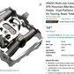 $6 off!!! VENZO Multi-Use Compatible with Shimano SPD Mountain Bike Bicycle Sealed Clipless Pedals - Dual Platform Multi-Purpose - Great for Touring, Road, Trekking Bikes