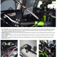 Car Interior Bike Rack Carrier Multi Usable Adapter - Clamp on Car Handles or Rails - for SUV Pickup Truck Bed Van Tow Trailer - Adjustable 37-61cm