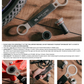 BIKE HAND Bicycle Bottom Bracket Tool - Compatible with Shimano Hollowtech II/BB9000, BBR60, M8000, Sram Dub, Truvativ GXP, FSA Mega EVO or Campagnolo Ultra-Torque YC-306BB