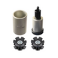Bike Bicycle Fork Star Nut Setting Installer Install Tool with 2 Free Star Nuts - Size 1-1/8”