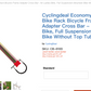 Cyclingdeal Economy Quality Bike Rack Bicycle Frame Adapter Cross Bar - for Ladies Bike, Full Suspension Mountain Bike Without Top Tube
