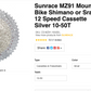 Sunrace MZ91 Mountain Bike HG 12 Speed Cassette Silver 10-50T