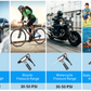 HGV Mini Tire Inflator Digital Portable Air Compressor 12V, Wireless Version 2000mAh Rechargeable Lithium ion Battery, Suitable for car/Bicycle air Pump, with LED Lighting