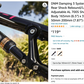 $25 off!! DNM Damping 3 System Mountain Bike Air Rear Shock Rebound/Lock Out/Air Pressure Adjustable AL 7005 Shark/AL 6061 Shock Body 165mm (6.5") x 35mm 190mm (7.48") x 45mm 200mm (7.87") x 51mm