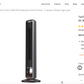 $5 offf!!! TaoTronics Tower Fan 003, 28dB 90°Oscillating Fan with DC Motor, 12 Speeds, 4 Modes, Night Light