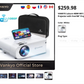 $100 off!!! VANKYO Leisure 480W WiFi Projector, Full HD LCD Native 1080P Projector W/ 100" Projection Screen, Outdoor Movie Projector Support 4K
