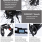 Full Suspension Ebike, 350W Adult Electric Bike, 26" Electric Bicycles for Men with Samsung Removable Lithium Battery, 7-Speed Aluminum Frame Ebike UL Certified