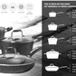Cookware 10 pc set 1. 5 qt Saucepan 2 qt Saucepan 3 qt Saucepan 5 qt Stockpot and 10" Frypan all with glass lids and Bakelite handles