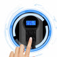 HGV Mini Tire Inflator Digital Portable Air Compressor 12V, Wireless Version 2000mAh Rechargeable Lithium ion Battery, Suitable for car/Bicycle air Pump, with LED Lighting