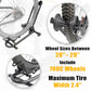 BikeHand Bike Stand Floor Parking Bike Rack - for MTB & Road Bike Storage - up to 2.4" Tire Width - Bike Rack Garage Foldable Bike Storage Rack - Durable Bicycle Stand - Classic New Verison