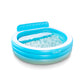 $30 off!!! Evajoy Inflatable Family Lounge Pool 88.5'' x 85'' x 21'' with Backrest