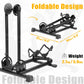 BikeHand Bike Stand Floor Parking Bike Rack - for MTB & Road Bike Storage - up to 2.4" Tire Width - Bike Rack Garage Foldable Bike Storage Rack - Durable Bicycle Stand - Classic New Verison