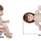Reborn Baby Doll Cloth Body Stuffed Lifelike Babies Alive Doll Cosplay Panda 18inch