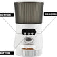 50% off!6L Automatic Feeder, 2.4G Wifi Enabled Smart Dry Food Dispenser for pets