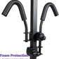 VENZO 2 Bike Bicycle Platform Style Carrier - Bike Rack for Car SUV Truck Tow Trailer Hitch Receiver Mount Size 2" - Sturdy & Rust Proof