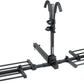 VENZO 2 Bike Bicycle Platform Style Carrier - Bike Rack for Car SUV Truck Tow Trailer Hitch Receiver Mount Size 2" - Sturdy & Rust Proof