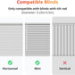 SwitchBot Blind Tilt Motorized Blinds - Smart Electric Blinds with Bluetooth Remote Control, Solar Powered, Light Sensing Control, Add Hub to Make it Compatible with Alexa & Google Home