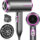 Ionic Hair Dryer, Nozama 1800W Professional Hair Blow Dryers with 3 Heat Setting