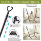 Hammock with Stand Phone Holder Included Double Hanging Chair Macrame Boho Handmade Adjustable Swing Indoor Outdoor Patio Yard Garden Porch 400lbs Capacity (2022 Grey)