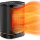 Space Heater, 1500W Fast Heating Portable Heater, PARIS RHÔNE Electric Ceramic Heater, 3 Modes, 12h Timer, 70°Oscillating Heater with Tip-over & Overheating Protection for Office Bedroom Indoor use