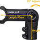 Satori UP3 Bike Bicycle Riser Extension Adjustable Handlebar Stem 1-1/8" x 31.8mm x 90mm/110mm - Great for Mountain Bike & Road Bike - 3D Forged Alloy