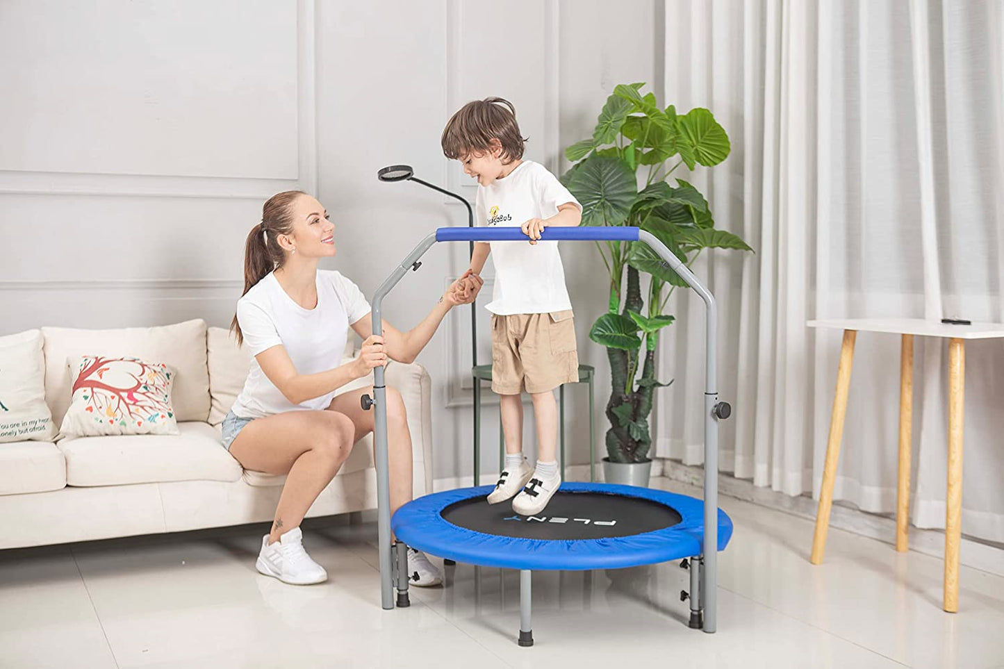75% off Amazon!!! PLENY 40" Mini Rebounder Trampoline Foldable Fitness Gym Exercis