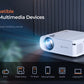 $100 off!!! VANKYO Leisure 480W WiFi Projector, Full HD LCD Native 1080P Projector W/ 100" Projection Screen, Outdoor Movie Projector Support 4K