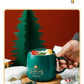 Christmas gift box, Christmas cup for couples, gift for loved ones, high-end quality, with Christmas spoon