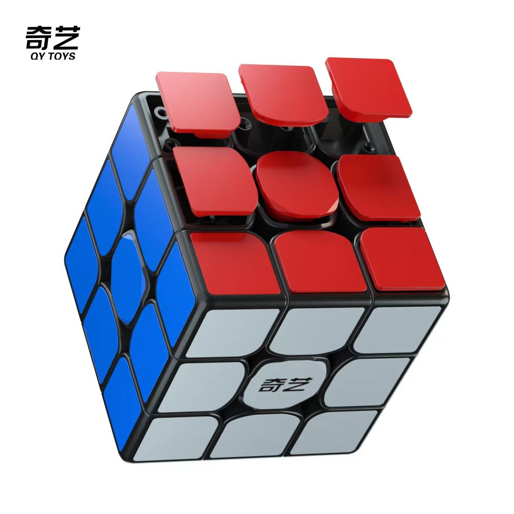 QY Toys Warrior W Speed Cube 3x3- Stickerless Magic Cube 3x3x3 Puzzles Toys (56mm), The Most Educational Toy to Effectively Improve Your Child's Concentration, responsiveness and Memory…