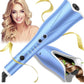 $11 off!!! Auto Hair Curler, Automatic Curling Iron Wand with 1" Large Rotating Barrel & 4 Temps & 3 Timer Settings, Curling Iron with Dual Voltage, Auto Shut-Off, Fast Heating Spin Iron for Hair Styling