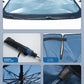 Summer car sunshade, sun-blocking curtain for car windows, sun protection, heat insulation, blackout front windshield sunshade cover
